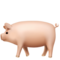 Pig emoji on Apple